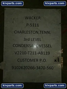 P-5111 Wacker Neuson Assorted Seal – actual item, photo 2 of 2