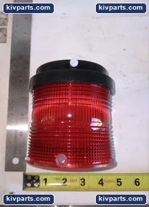 Edwards 101SINHR-N5 Red Stackable Beacon Light – actual item, photo 3 of 4