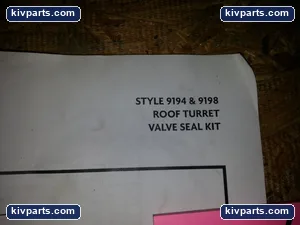 Akron Brass Valve Seal Kit Roof Turret 9194 9198 Fire Truck Apparatus Part USA – actual item, photo 3 of 3