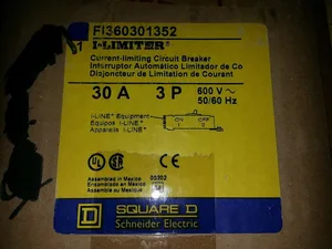 Square D FI36030 I-Limiter Circuit Breaker