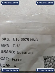 Bussmann T-12 Time-Delay Plug Fuse – actual item, photo 2 of 6