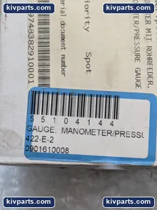 WIKA 232.50.100 7845282 Compound Pressure Gauge – actual item, photo 2 of 5