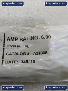 Eaton A31006 Cooper Type Amp 6.00 Fuse – actual item, photo 4 of 7