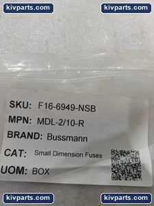 Bussmann MDL-2/10-R Time-Delay Fuse – actual item, photo 2 of 6