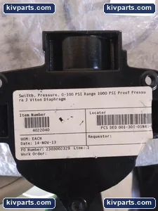 Ashcroft B723V Pressure Switch – actual item, photo 3 of 6