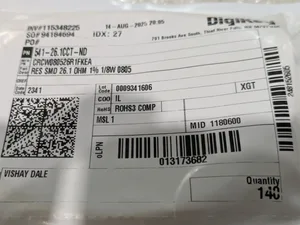 Vishay CRCW080526R1FKEA Dale Chip Resistor