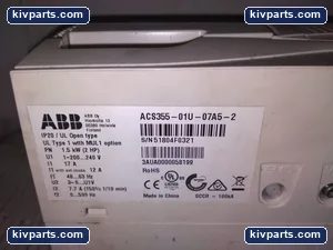 ABB ACS355-01U-07A5-2 AC Drive VFD – actual item, photo 2 of 5
