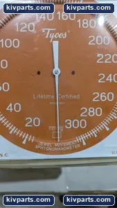 TYCOS JEWEL MOVEMENT SPHYGMOMANOMETER 0-300 mmHg – actual item, photo 2 of 6