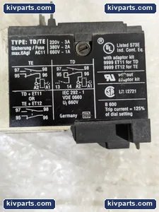 Square D 9065TD2.6 Type TD2 Thermal Overload Relay – actual item, photo 2 of 7