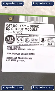 Allen-Bradley 1771-0BD/C DC Output Module – actual item, photo 2 of 4