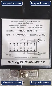 Versatile Measuring Instruments 9283-21-E-HL-13M Panel Meter – actual item, photo 4 of 5