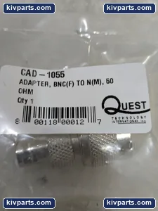 Quest CAD-1055 Adapter 50 Ohm RF Coax Connector – actual item, photo 2 of 4
