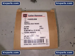 Cutler-Hammer FW3020LM08 Circuit Breaker – actual item, photo 2 of 4