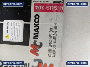 Maxco #60 304 Stainless Steel Riveted Roller Chain 10 FT Box ANSI 60SS 3/4 In – actual item, photo 2 of 5