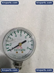 OXYGEN 32 MM ORIFICE 1-8 flow gauge lpm – actual item, photo 3 of 6
