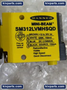 Banner MINI-BEAMSM312LVMHSQD Photoelectric Sensor – actual item, photo 2 of 7