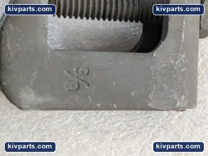 3/8 in Malleable Iron Beam Clamp C-Clamp Threaded Rod Hanger Steel Construction – actual item, photo 5 of 10