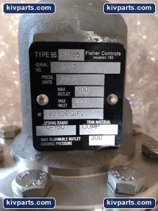 Fisher 95H-185 Steel Industrial Control Valve – actual item, photo 5 of 6