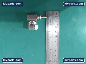 Stainless Steel 90 Degree Elbow Tube Fitting Adapter 1/8 Male to 1/4 Female – actual item, photo 7 of 9