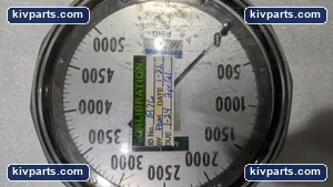 PSM 1876 PRESSURE GAUGE 0 - 5000 PSI – actual item, photo 2 of 7