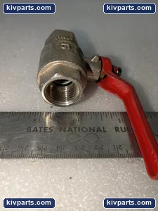 1/2" STAINLESS STEEL BALL VALVE 600 PSI WOG 150 SWP – actual item, photo 2 of 5