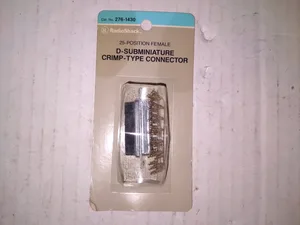 Radioshack 276-1430 Crimp-Type Connector