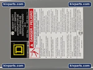 Square D DTU362RP Disconnect – actual item, photo 8 of 9
