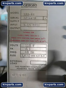 Foxboro 122-RE Pneumatic Chart Recorder – actual item, photo 2 of 6