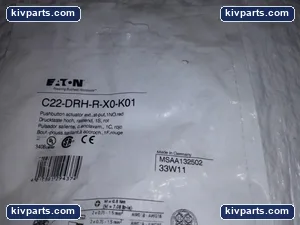 Eaton C22-DRH-R-X0-K01 Extended Maintained Pushbutton – actual item, photo 3 of 4
