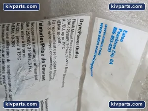 Eaton AH38BK-F NEMA Flush Mount Receptacle – actual item, photo 4 of 7