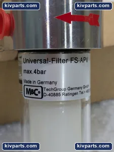 M & C TECHGROUP UNIVERSAL-FILTER FS-APV SCRUBBER SCR – actual item, photo 4 of 6