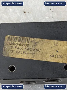 Norgren K81FA00-KAC-KAC 200 Air Actuated Spool Valve – actual item, photo 4 of 5