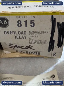 Allen-Bradley 815-B0V16 Manual Reset Overload Relay – actual item, photo 2 of 10