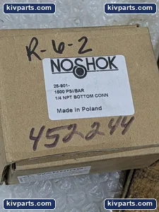 Noshok 25-901-1500 PSI/BAR Pressure Gauge – actual item, photo 5 of 6