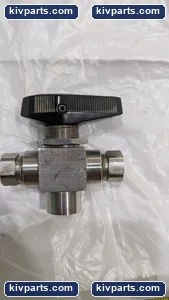 SS-83XTF4 3 Way High Pressure Ball Valve – actual item, photo 3 of 7