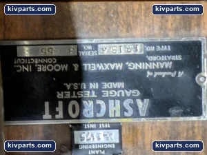 Ashcroft Dead Weight Gauge – actual item, photo 6 of 7