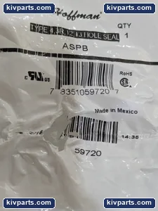 Hoffman 4 12 13 Hole Seal – actual item, photo 2 of 6