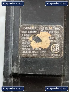 General Electric NP1578013-P62 Circuit Breaker – actual item, photo 11 of 12