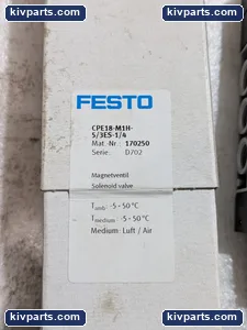 Festo D702 170250 Solenoid Valve – actual item, photo 3 of 9