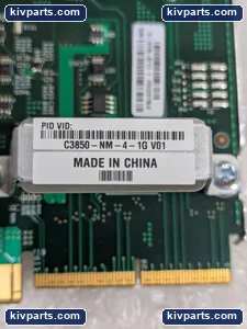 Cisco C3850-NM-4-1G Network Switch – actual item, photo 5 of 9