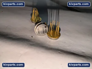 HOS 100AH 8244 TRANSISTOR Buffer Amplifier GOLD PINS METAL CAN ...EACH – actual item, photo 2 of 3