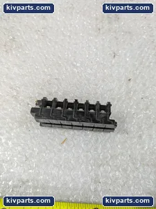6 Position Barrier Terminal Block Strip Black CON Markings Industrial Control – actual item, photo 2 of 6