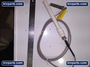 JMS TEMPERATURE MEASUREMENT THERMOCOUPLE J TYPE WITH EXTENSION WIRE AND CONNECTO – actual item, photo 3 of 4