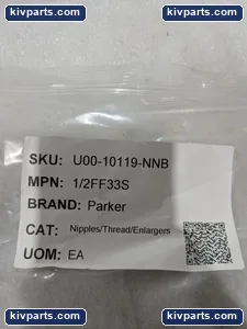 Parker 1/2FF33S BSPT Steel Hydraulic Fitting – actual item, photo 2 of 8
