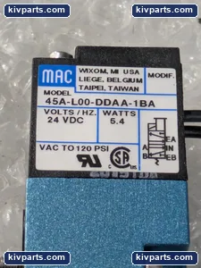 MAC 45A-L00-DDAA-1BA Pneumatic Solenoid Valve – actual item, photo 3 of 5