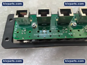 Mencom D24-4MDE45-4FR-RJ45-PCB Ethernet Receptacle Panel – actual item, photo 2 of 6