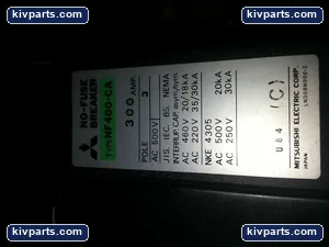 Mitsubishi 300 No-Fuse Circuit Breaker – actual item, photo 2 of 4