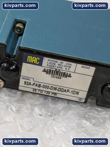 MAC 92A-FAB-000-DM-DDAP-1DM Pneumatic Solenoid Valve – actual item, photo 3 of 6
