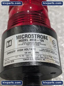 Tomar Electronics 495S-120 Microstrobe Red Strobe Beacon – actual item, photo 2 of 5
