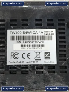 W100-S4W1CA/A Broadband Route with Adapter – actual item, photo 2 of 10